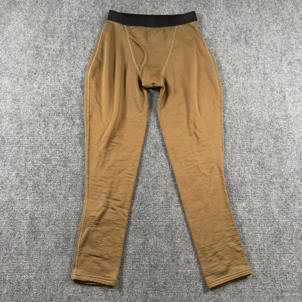 Beyond Clothing Systems Base Layer Pants Mens S Brown Grid Fleece Tactical USA